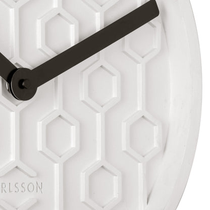 Karlsson Wandklok Honeycomb - Wit - Ø31cm