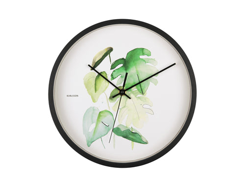 Karlsson Wandklok Botanical Monstera | Retourdeal 25% korting