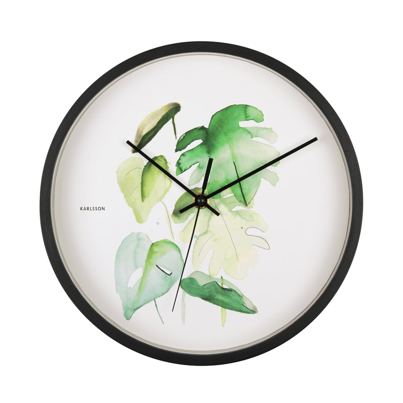 Karlsson Wandklok Botanical Monstera | Retourdeal 25% korting
