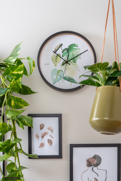 Karlsson Wandklok Botanical Monstera | Retourdeal 25% korting