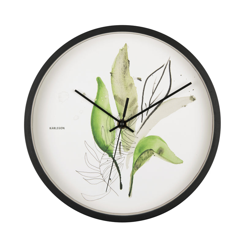 Karlsson Wandklok Botanical Leaves | Retourdeal 26% korting