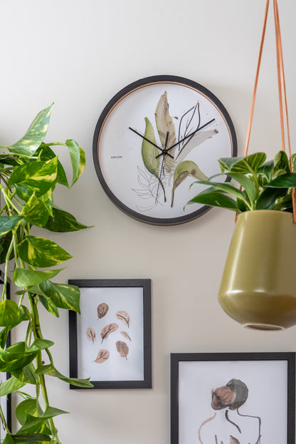 Karlsson Wandklok Botanical Leaves | Retourdeal 26% korting