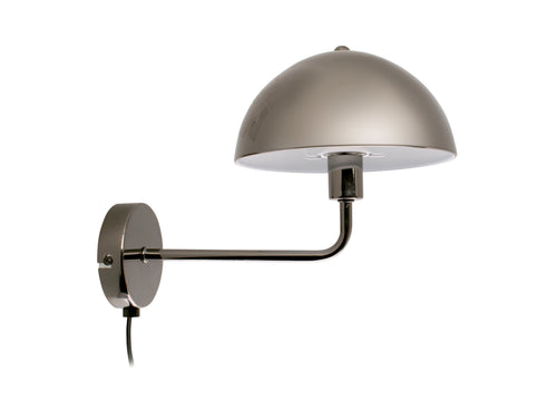 Leitmotiv Wandlamp Bonnet smokey grijs | Retourdeal 25% korting