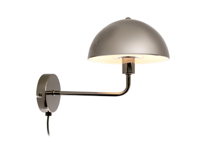 Leitmotiv Wandlamp Bonnet smokey grijs | Retourdeal 25% korting