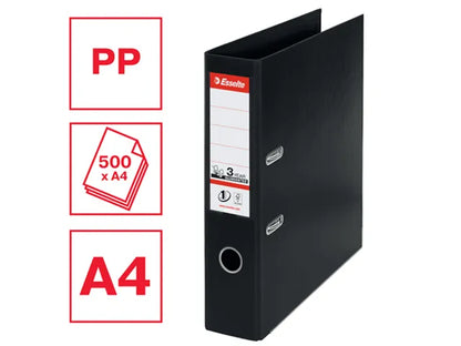 Esselte Ordner Power Nr 1 Vivida A4 75mm Zwart | Retourdeal 30%