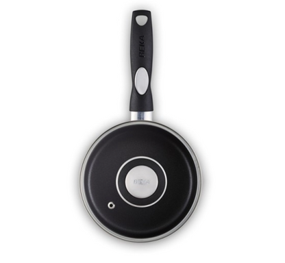 Beka Pro Induc Steelpan met Deksel en Keramische Antikleeflaag - PFAS vrij - Ø 16cm