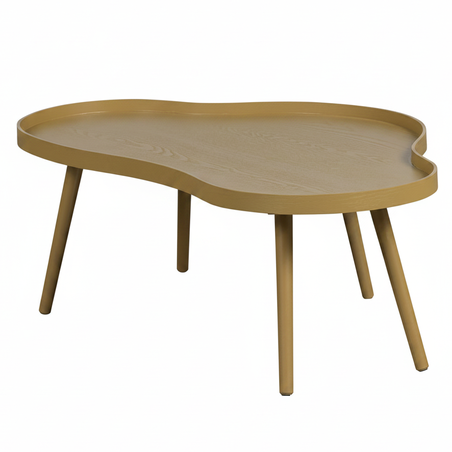 WOOOD Mae Bijzettafel - 35x100x58 cm - Grenen/MDF - Alpaca 