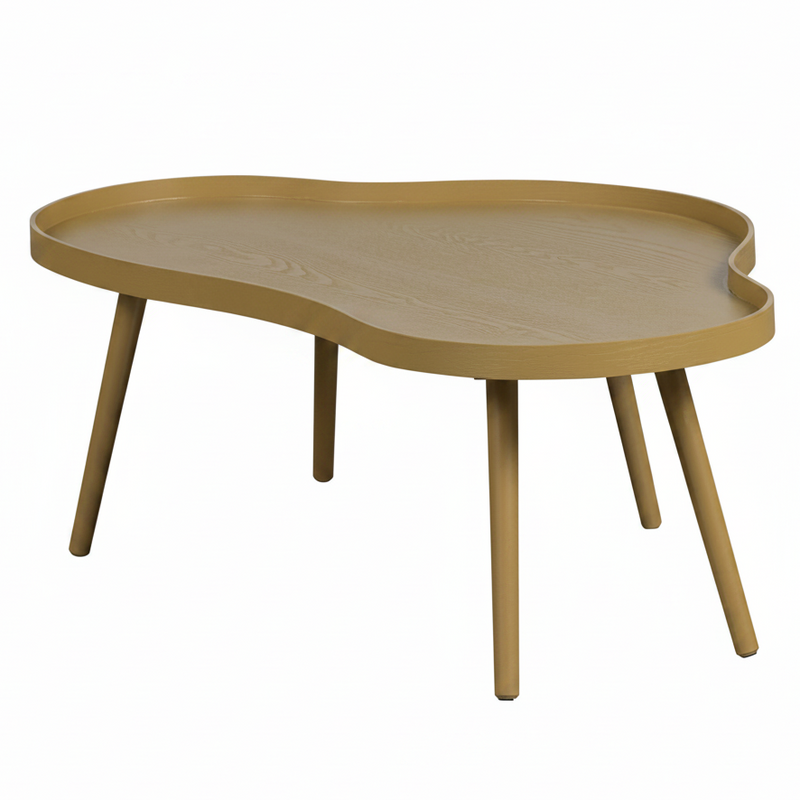 WOOOD Mae Bijzettafel - 35x100x58 cm - Grenen/MDF - Alpaca