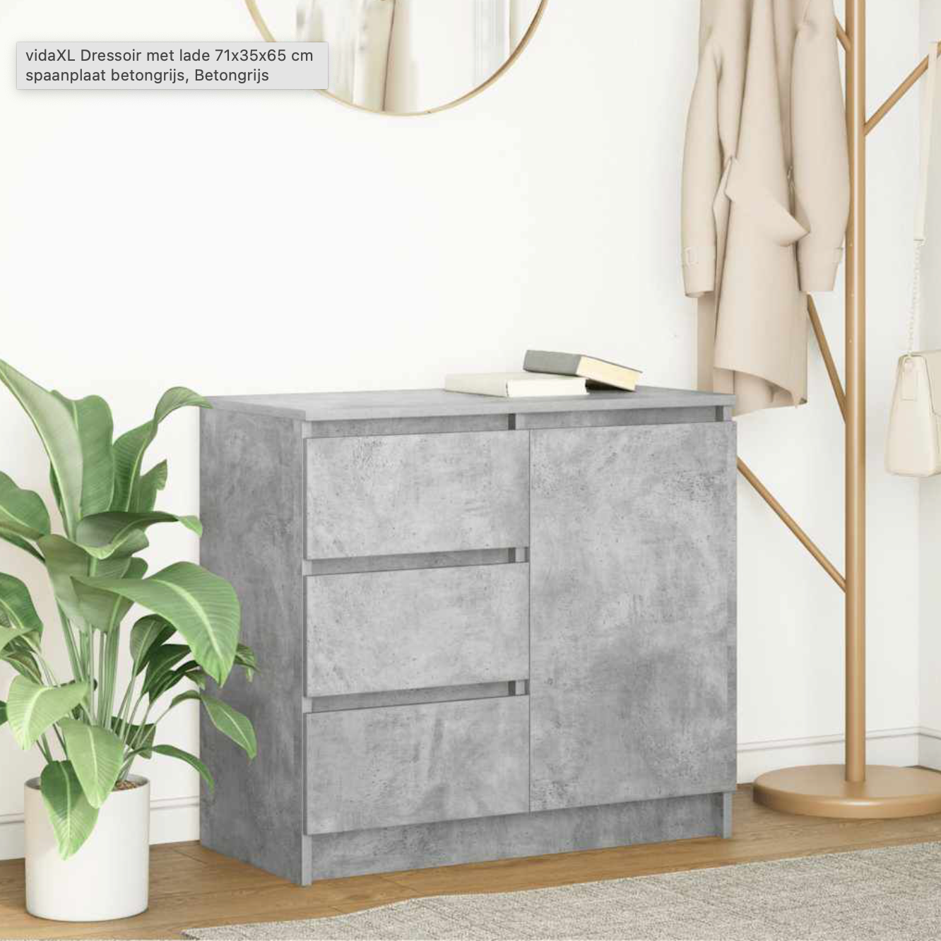 Dressoir Olivier - spaanplaat - met lade