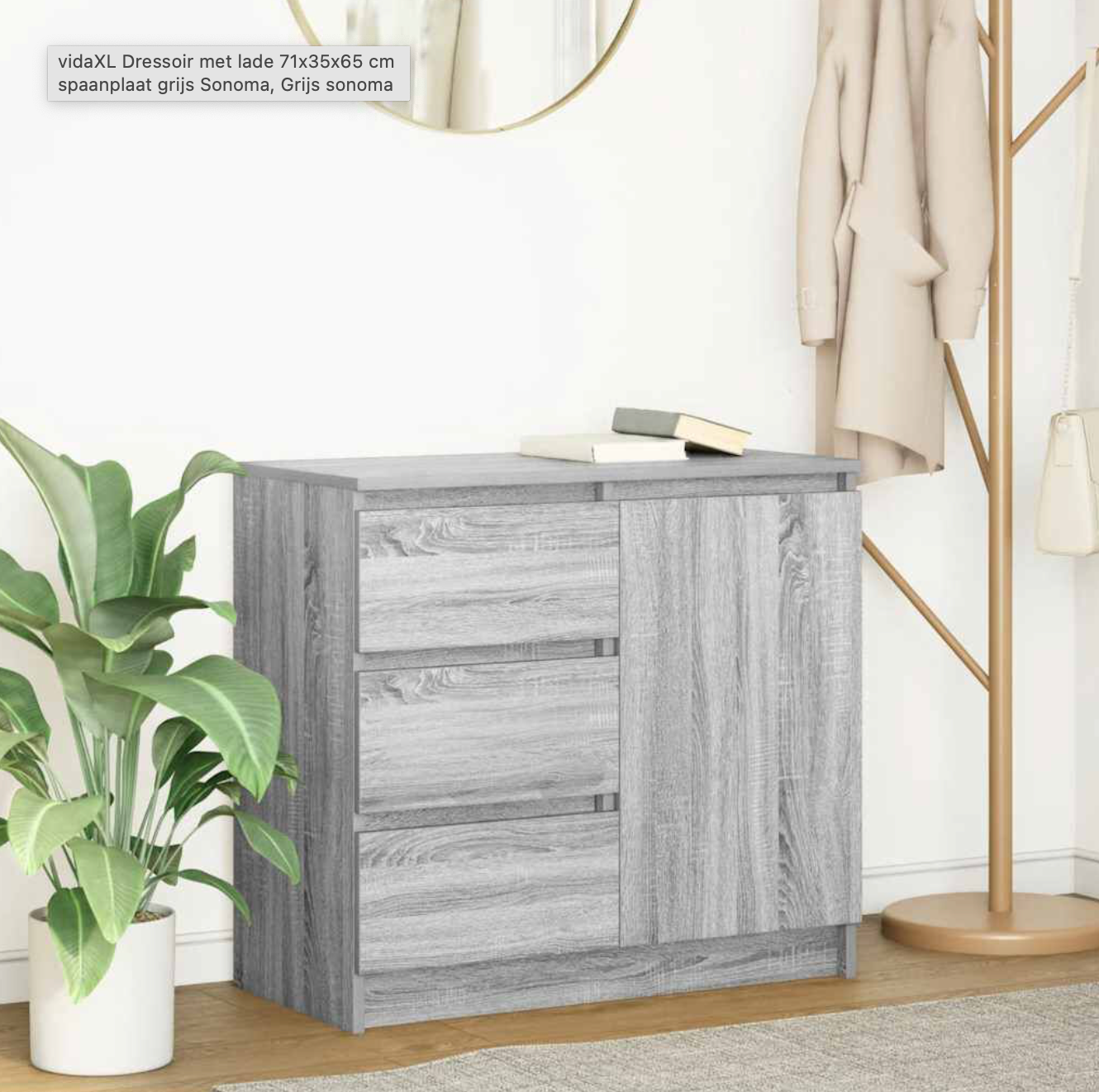 Dressoir Olivier - spaanplaat - met lade