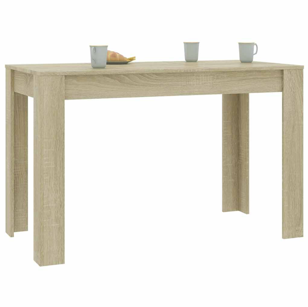 Eettafel Lotte - bewerkt hout
