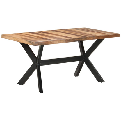 Eettafel Abel -  massief acaciahout en rubberwood
