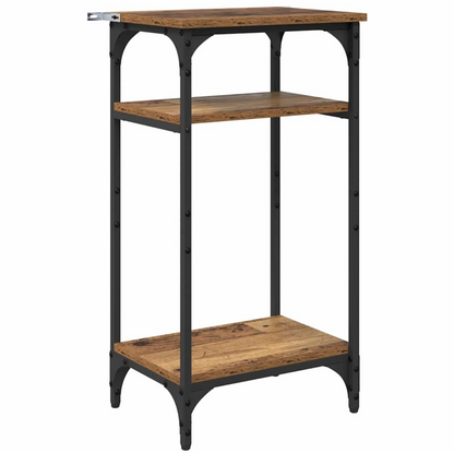 Bijzettafel Hudson - Bewerkt hout