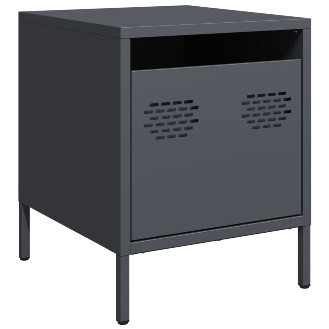 Nachtkastje Charlotte - staal