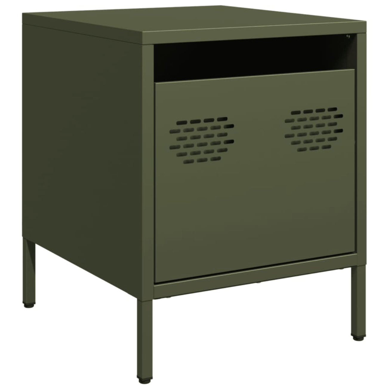 Nachtkastje Charlotte - staal