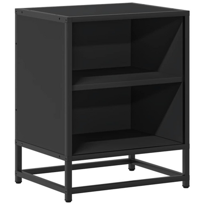 Nachtkastje Vivienne - bewerkt hout en metaal