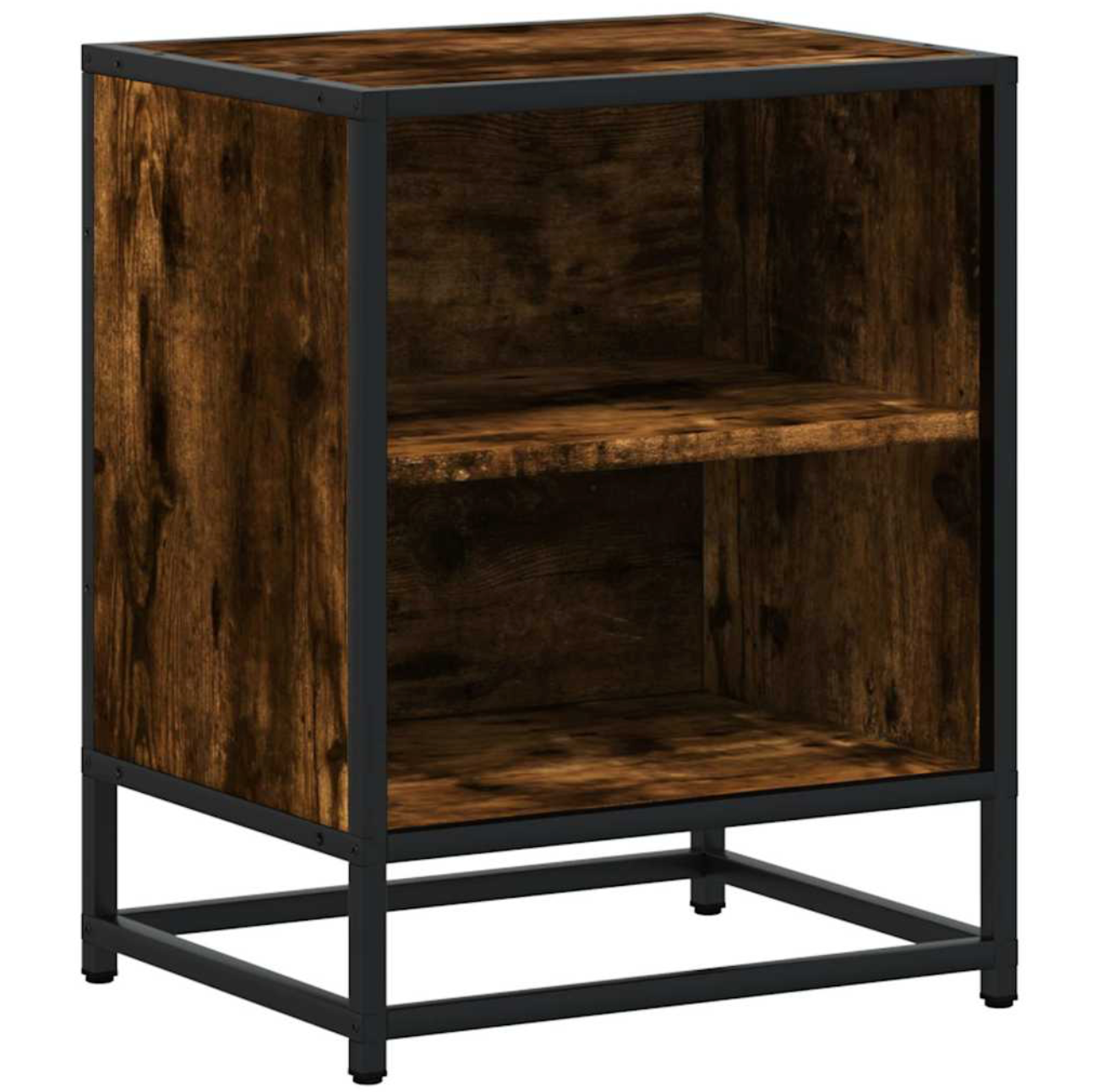 Nachtkastje Vivienne - bewerkt hout en metaal