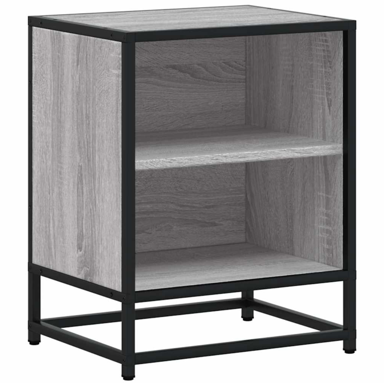 Nachtkastje Vivienne - bewerkt hout en metaal