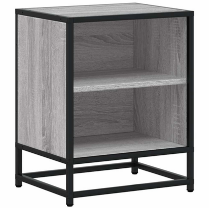 Nachtkastje Vivienne - bewerkt hout en metaal