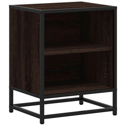 Nachtkastje Vivienne - bewerkt hout en metaal