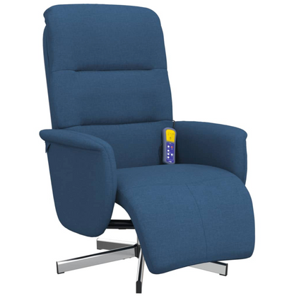 Fauteuil Fiep - Stof - elektrische Massagestoel - met voetensteun