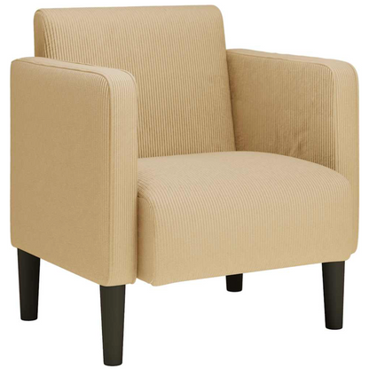 Fauteuil Rika - corduroy stof - met armleuningen