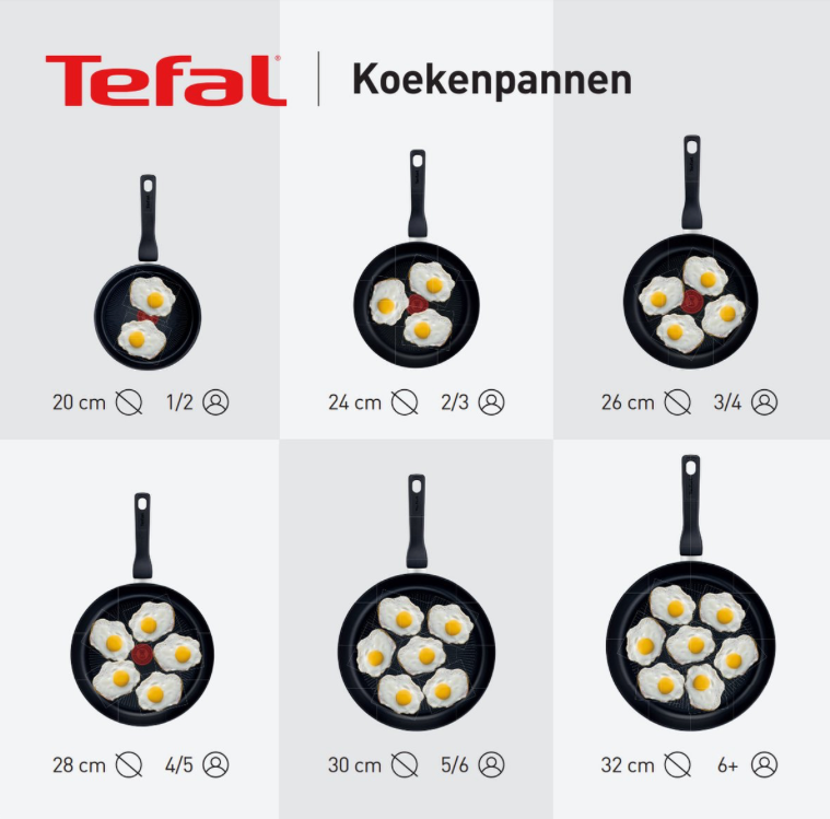 Tefal Natural Force - Koekenpan - Ø 28 cm - Anti-aanbaklaag - Inductie