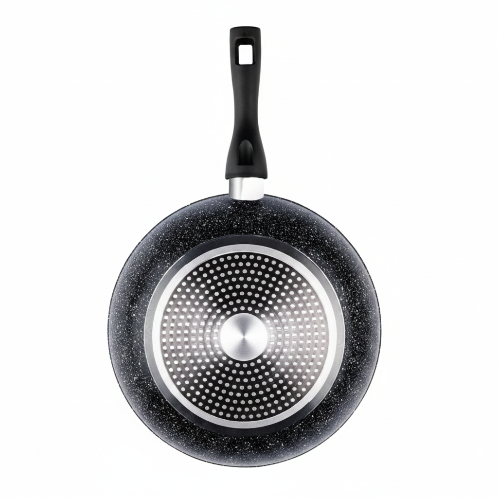 Westinghouse Wokpan Black Marble – Ø 30 cm – Inductie – Inclusief Deksel