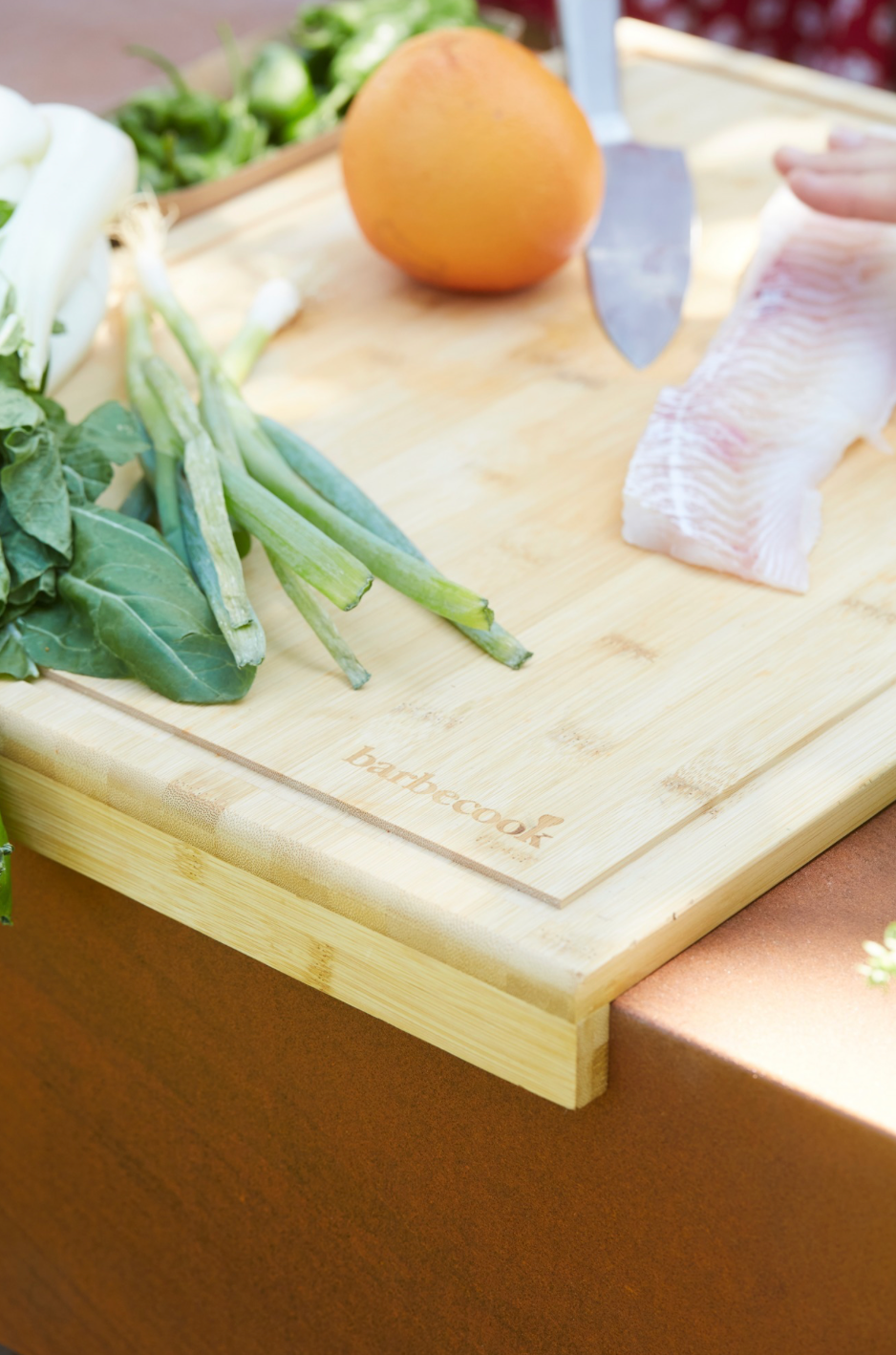 Barbecook - Snijplank met sapgeul uit bamboe