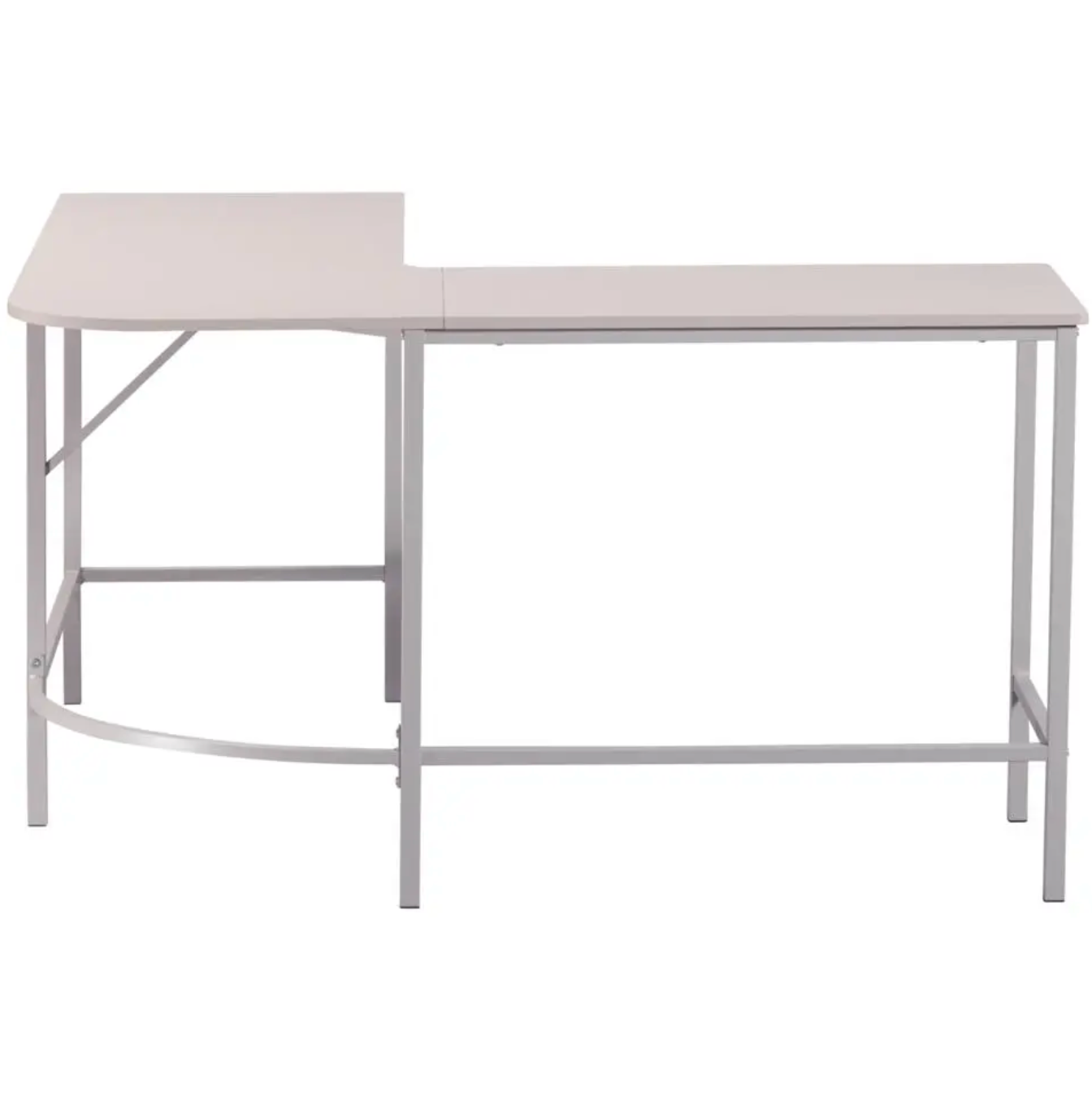 WOOOD Mike Hoekbureau - 75x185x185 cm - Hout/Metaal - Dust
