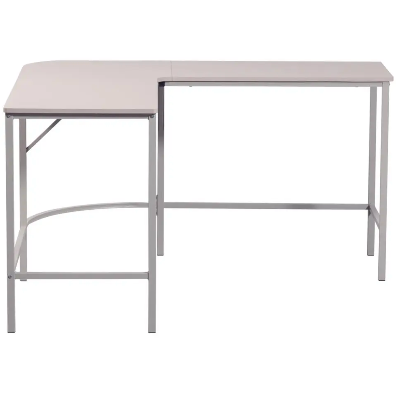 WOOOD Mike Hoekbureau - 75x185x185 cm - Hout/Metaal - Dust