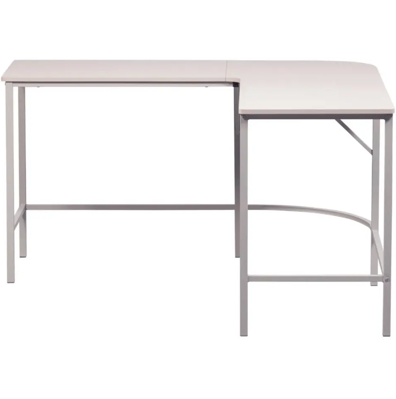 WOOOD Mike Hoekbureau - 75x185x185 cm - Hout/Metaal - Dust