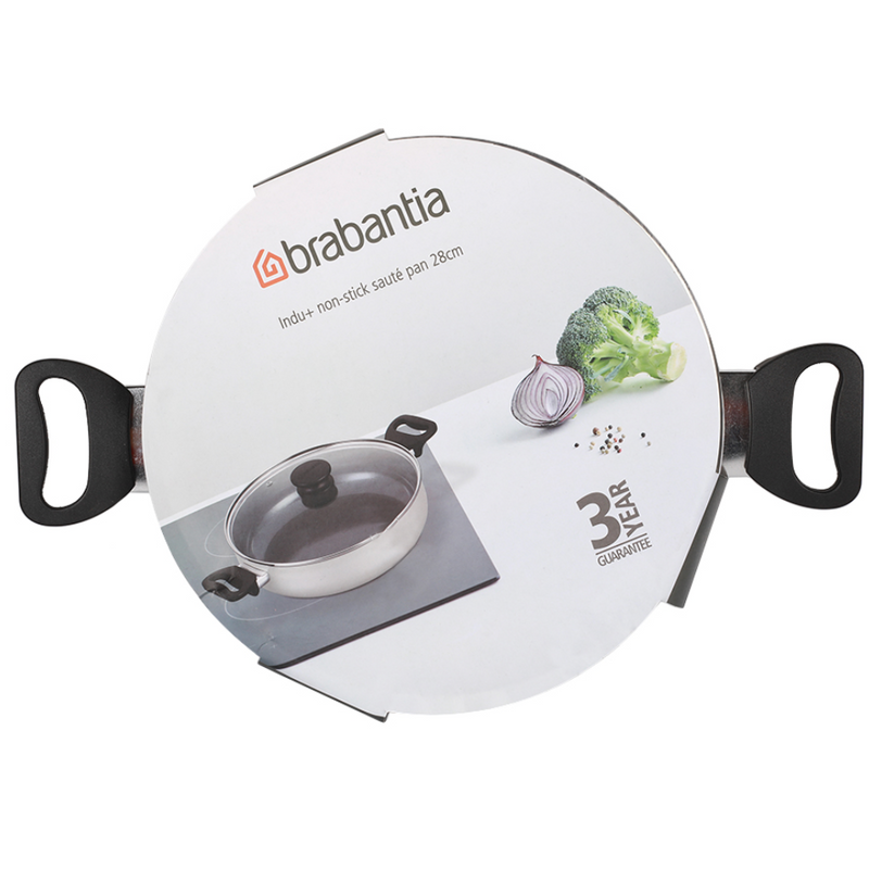 Brabantia Indu+ hapjespan 28cm | Retourdeal 40% korting – extra afbeelding