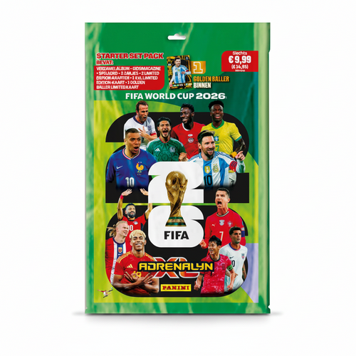 Panini Adrenalyn XL starter pack | Retourdeal 30% korting