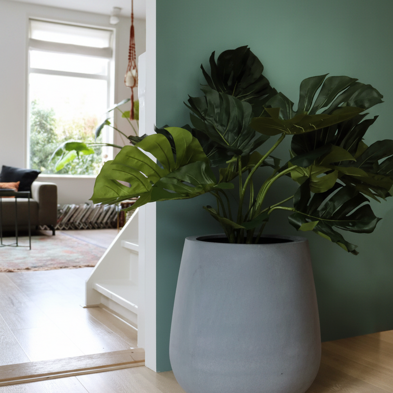 Bloempot Vermont grijs Ø44cm | Retourdeal 47% korting – extra afbeelding