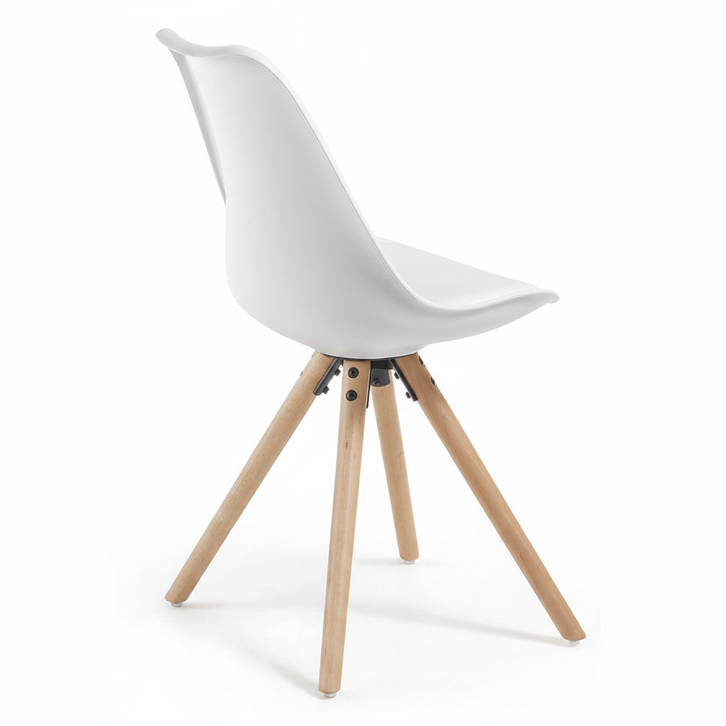 La Forma kuipstoel met houten poten | Retourdeal 50% korting