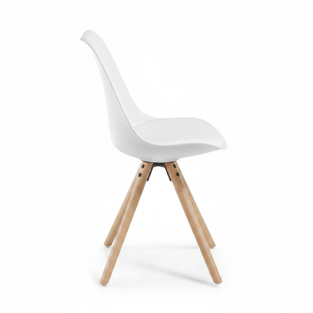 La Forma kuipstoel met houten poten | Retourdeal 50% korting