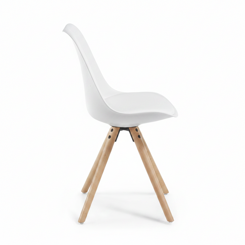 La Forma kuipstoel met houten poten | Retourdeal 50% korting – extra afbeelding