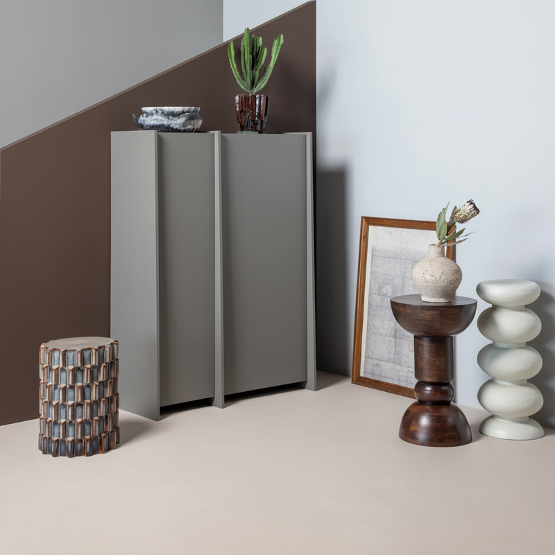 WOOOD Brilo bijzettafel creme | Retourdeal 50% korting – extra afbeelding