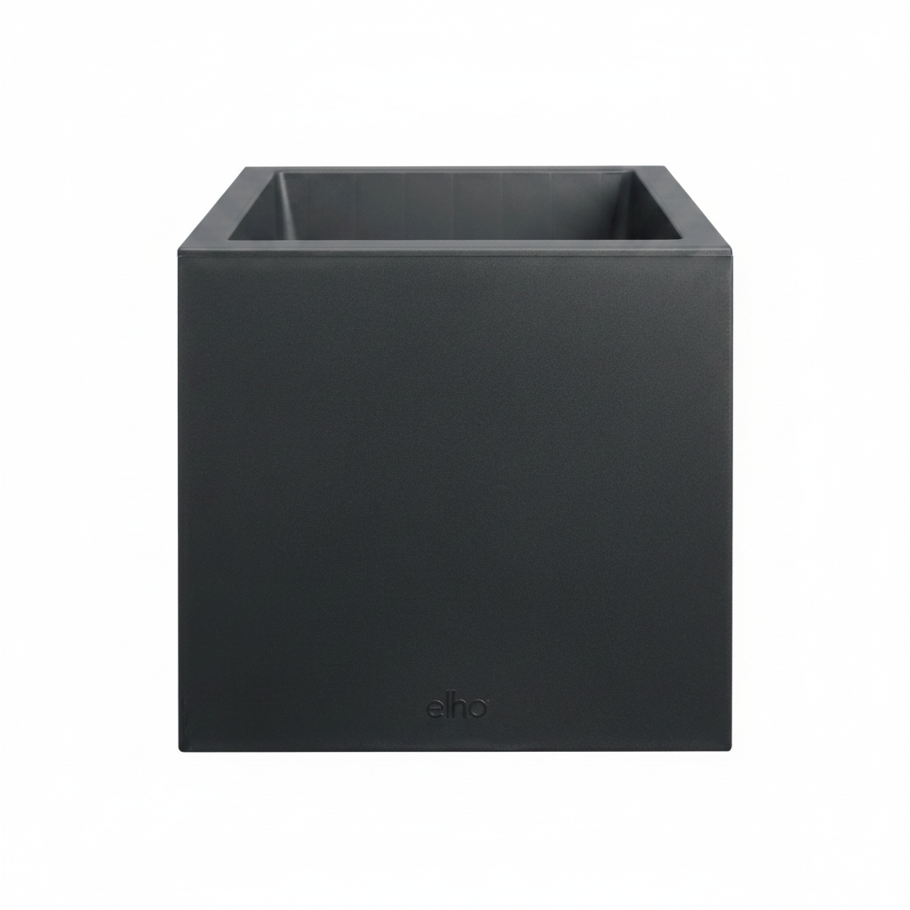 Elho Vivo Next vierkant 30cm zwart | Retourdeal 40% korting