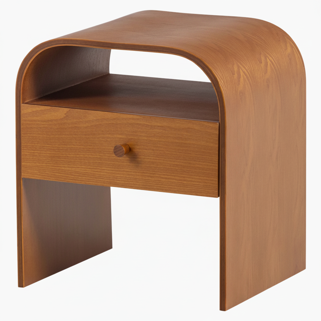 WOOOD Momo nachtkastje bruin 45x40 | Retourdeal 40% korting