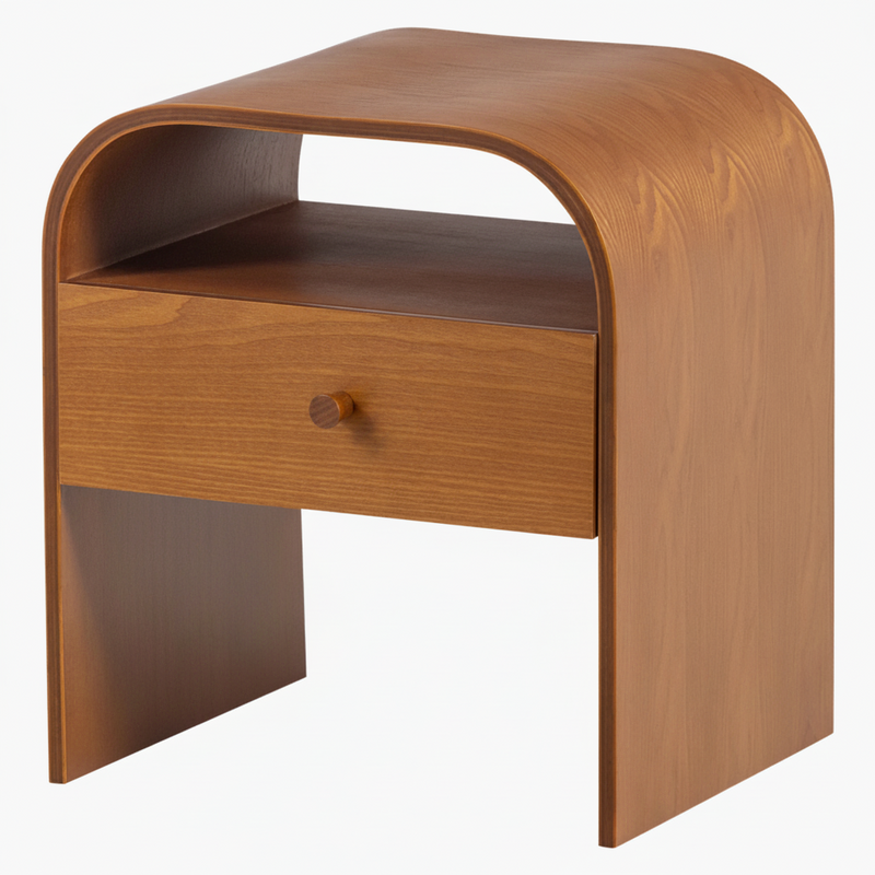WOOOD Momo nachtkastje bruin 45x40 | Retourdeal 40% korting – extra afbeelding