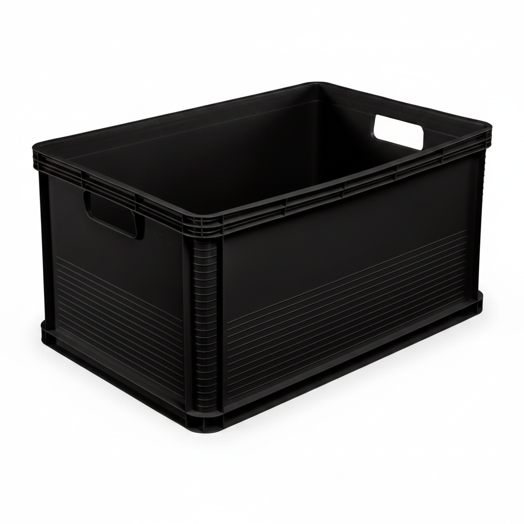 Robusto Box opbergbox 64L zwart | Retourdeal 39% korting