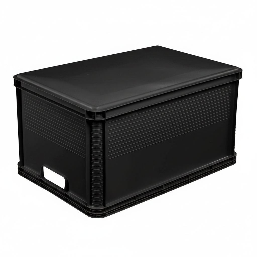 Robusto Box opbergbox 64L zwart | Retourdeal 39% korting