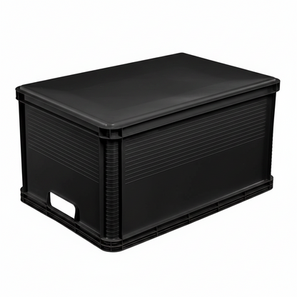 Robusto Box opbergbox 64L zwart | Retourdeal 39% korting
