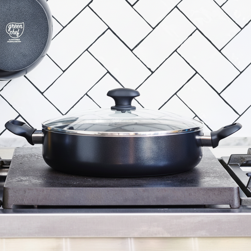 GreenChef Diamond hapjespan 28cm | Retourdeal 40% korting – extra afbeelding