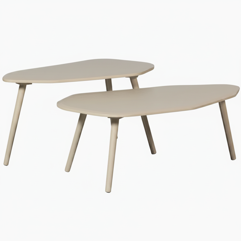 WOOOD Davina bijzettafels Dust | Retourdeal 50% korting
