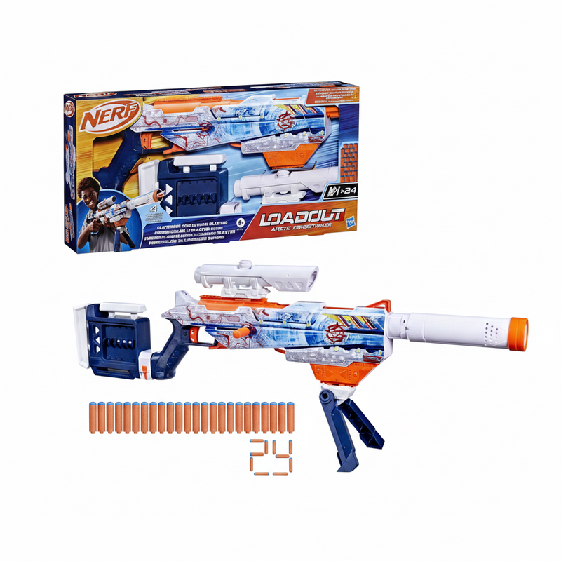 Nerf Loadout Arctic Zerostriker blaster | Retourdeal 40%
