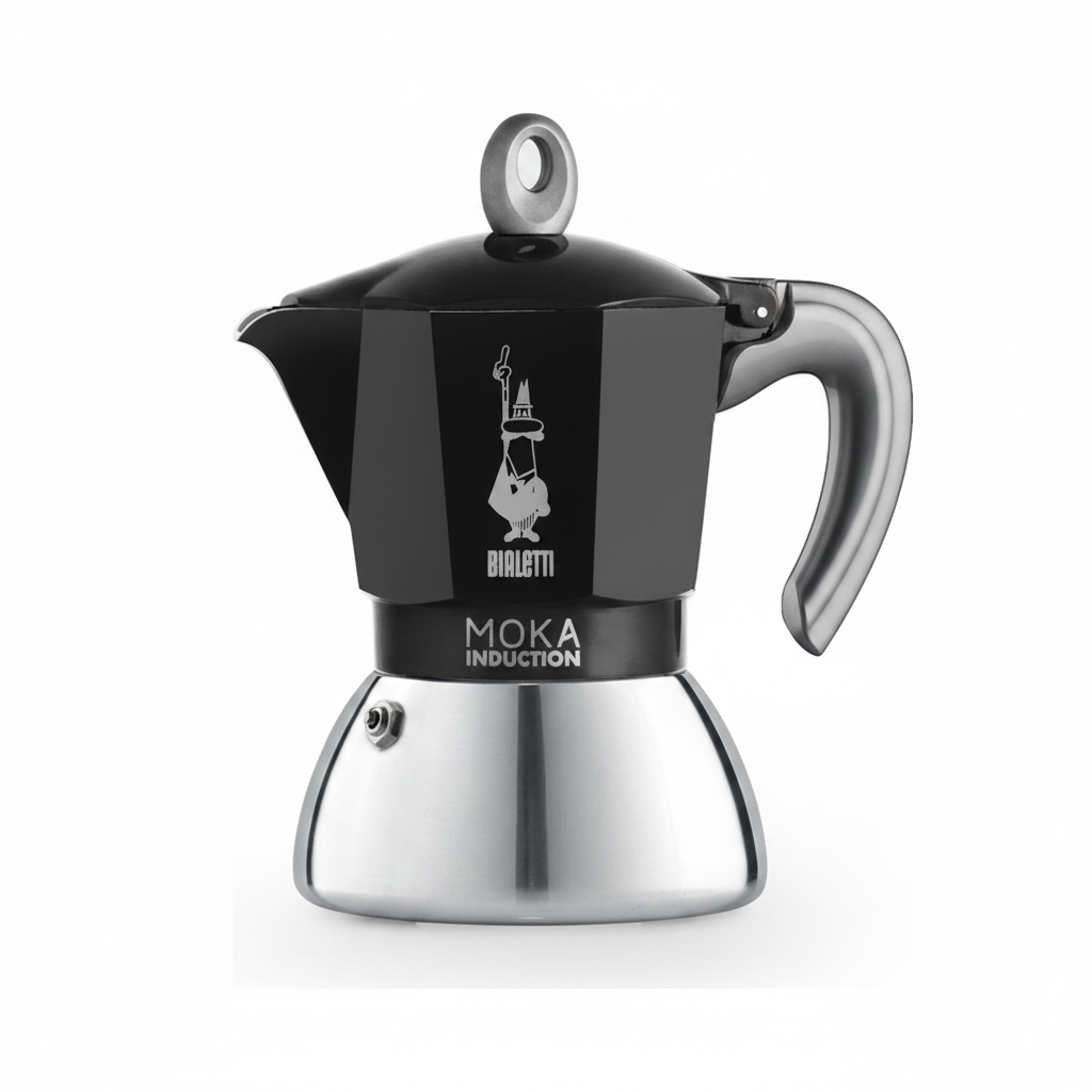 Bialetti Moka Induction zwart 4 kops | Retourdeal 41%