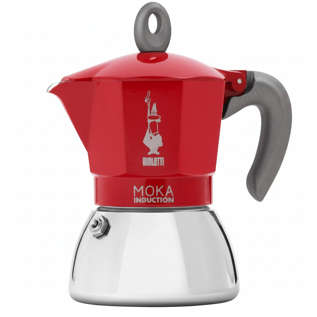 Bialetti Moka Induction rood 2 kops | Retourdeal 52%